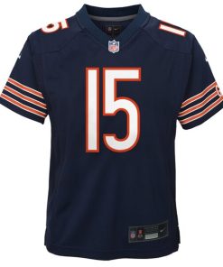 Alternative view of Rome Odunze Chicago Bears Nike Youth Team Game Jersey - Navy
