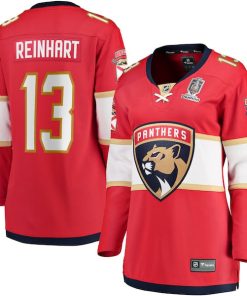 Sam Reinhart Florida Panthers  Women's Home 2024 Stanley Cup Champions Breakaway Player Jersey?¨C Red