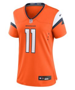 Alternative view of Troy Franklin Denver Broncos Nike Women's Team Game Jersey -  Orange