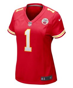 Alternative view of Number 1 Bride Kansas City Chiefs Nike Women's Game Jersey - Red