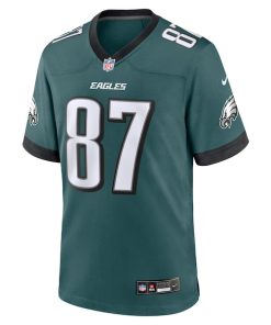 Alternative view of C.J. Uzomah Philadelphia Eagles Nike Team Game Jersey - Midnight Green
