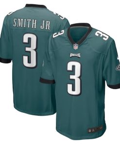 Nolan Smith Philadelphia Eagles Nike 2023 NFL Draft First Round Pick Game Jersey - Midnight Green