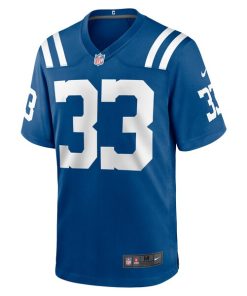Alternative view of Micah Abraham Indianapolis Colts Nike Game Jersey -  Royal