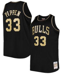 Scottie Pippen Chicago Bulls Big & Tall Hardwood Classics 1997/98 Swingman Jersey - Black