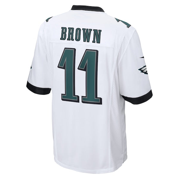 A.J. Brown Philadelphia Eagles Nike Game Jersey - White/Green - Image 4