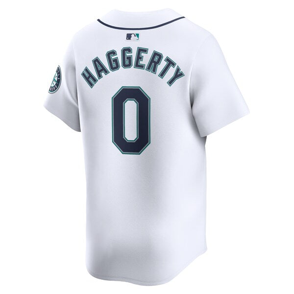Sam Haggerty Seattle Mariners Nike Home Limited Player Jersey - White - Image 3