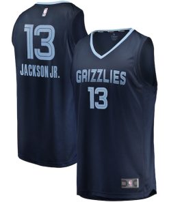 Jaren Jackson Jr. Memphis Grizzlies  Replica Fast Break Jersey - Navy - Icon Edition