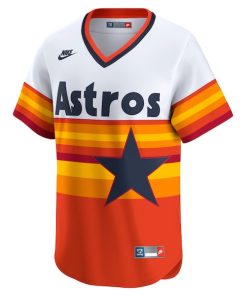 Alternative view of Craig Biggio Houston Astros Nike Throwback Cooperstown Collection Limited Player Jersey - White
