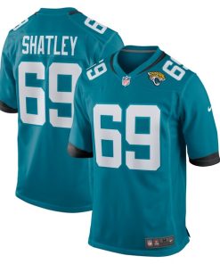 Tyler Shatley Jacksonville Jaguars Nike Game Jersey - Teal