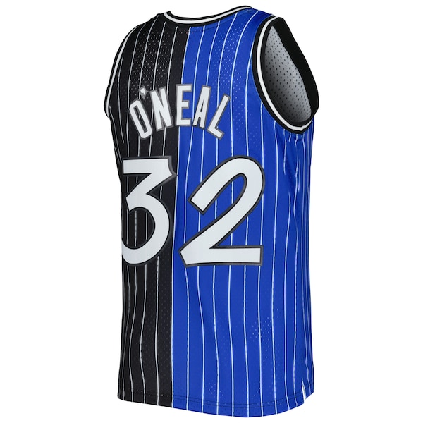 Shaquille O'Neal Orlando Magic Hardwood Classics 1994/95 Split Swingman Jersey - Blue/Black - Image 3