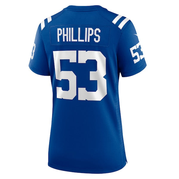 Jacob Phillips Indianapolis Colts Nike Women's Team Game Jersey - Royal - Image 4