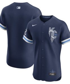 Kansas City Royals Nike City Connect Elite Jersey - Navy
