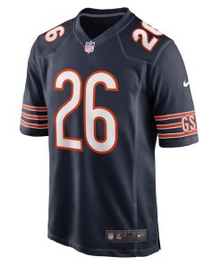 Alternative view of Quindell Johnson Chicago Bears Nike Team Game Jersey -  Navy