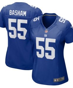 Boogie Basham New York Giants Nike Women's  Game Jersey -  Royal