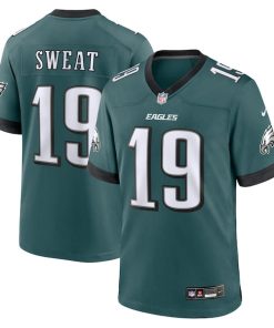 Josh Sweat Philadelphia Eagles Nike Team Game Jersey - Midnight Green