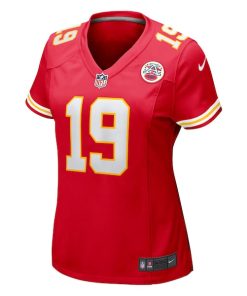 Alternative view of Kadarius Toney Kansas City Chiefs Nike Women's Game Player Jersey - Red
