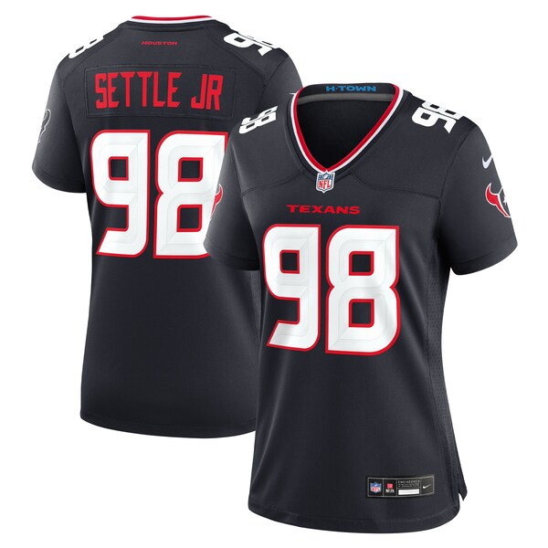 Tim Settle Jr. Houston Texans Nike Women's Team Game Jersey - Navy