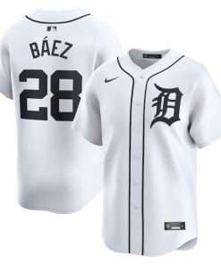 Javier Baez Detroit Tigers Nike Home Limited Player Jersey - White