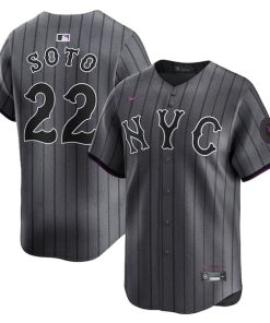 Juan Soto New York Mets Nike City Connect Limited Jersey - Gray
