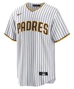 Alternative view of San Diego Padres Nike Home  2025 Jackie Robinson Day Replica Jersey - White