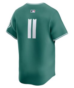 Alternative view of Rafael Devers Boston Red Sox Nike 2025 City Connect Limited Player Jersey - Green