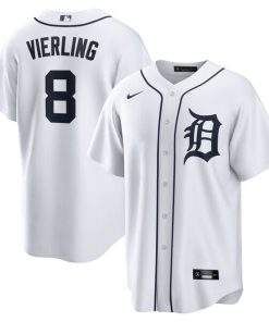 Matt Vierling Detroit Tigers Nike Home Replica Jersey - White