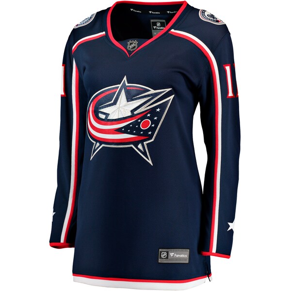Luke Kunin Columbus Blue Jackets Women's Home Breakaway Player Jersey - Navy - Image 2