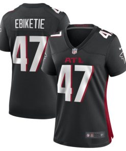 Arnold Ebiketie Atlanta Falcons Nike Women's Game Player Jersey - Black