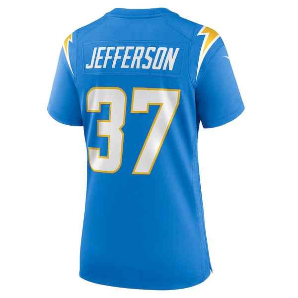 Tony Jefferson Los Angeles Chargers Nike Women's Team Game Jersey - Powder Blue - Image 3