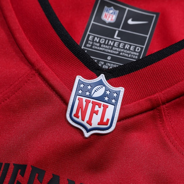 Adam Gotsis Tampa Bay Buccaneers Nike Team Game Jersey - Red - Image 4