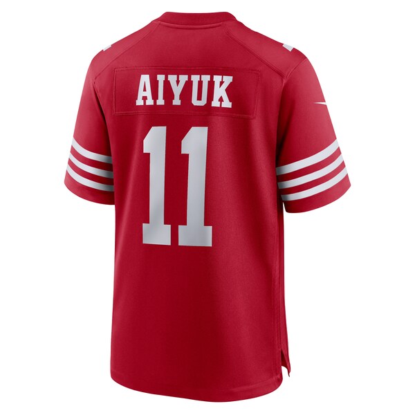 Brandon Aiyuk San Francisco 49ers Nike Team Player Game Jersey - Scarlet - Image 3