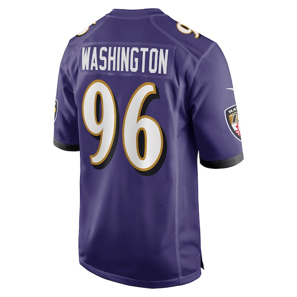 Broderick Washington Baltimore Ravens Nike Game Player Jersey - Purple - Image 3