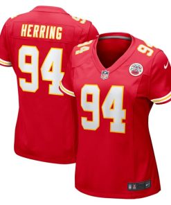 Malik Herring Kansas City Chiefs Nike Women's Team Game Player Jersey - Red