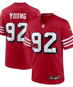 Chase Young San Francisco 49ers Nike Alternate Game Jersey - Scarlet