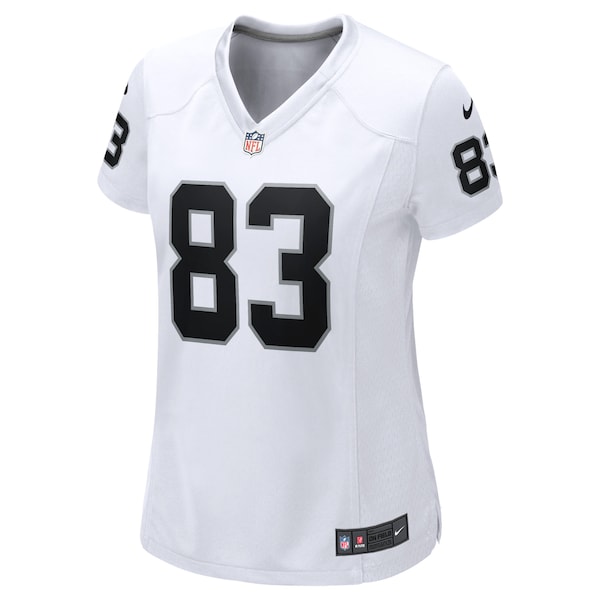 Darren Waller Las Vegas Raiders Nike Women's Player Jersey - White/Black - Image 3