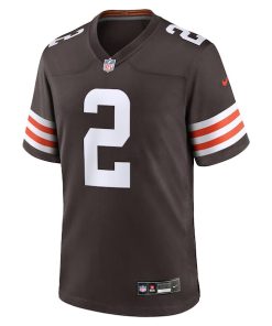Alternative view of DeAndre Carter Cleveland Browns Nike Team Game Jersey -  Brown