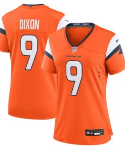 Riley Dixon Denver Broncos Nike Women's Team Game Jersey -  Orange