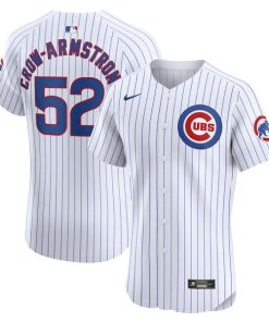 Pete Crow-Armstrong Chicago Cubs Nike Home Elite Player Jersey - White