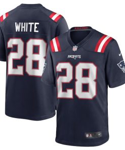 James White New England Patriots Nike Game Player Jersey - Navy