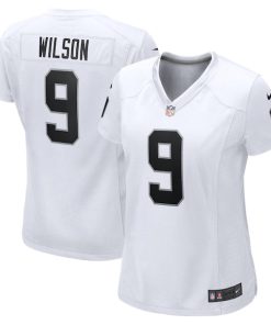 Alternative view of Tyree Wilson Las Vegas Raiders Nike Women's  Game Jersey -  White/Black