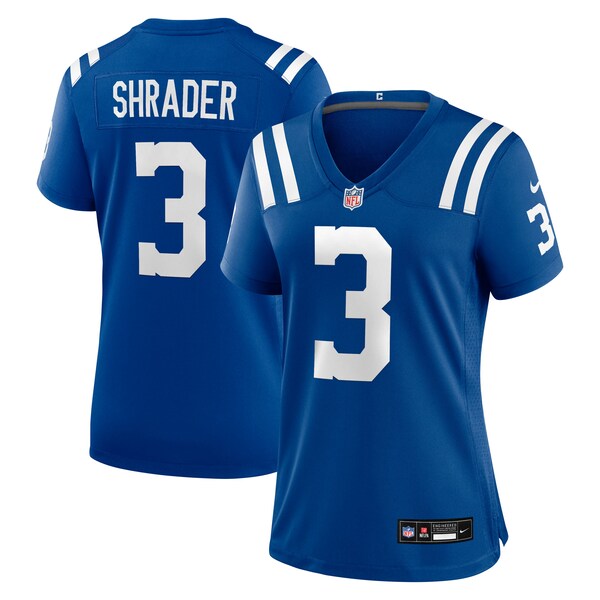 Spencer Shrader Indianapolis Colts Nike Women's Team Game Jersey - Royal