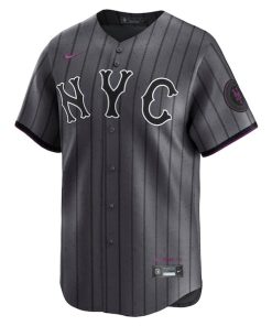 Alternative view of New York Mets Nike City Connect Limited Jersey - Gray