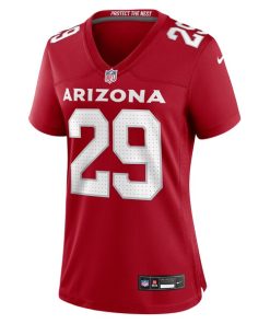 Alternative view of Denzel Burke Arizona Cardinals Nike Women's Team Game Jersey -  Cardinal