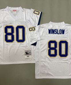 Kellen Winslow San Diego Chargerss Authentic Throwback Retired Player Jersey