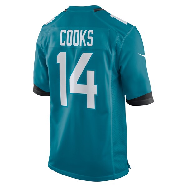Elijah Cooks Jacksonville Jaguars Nike Team Game Jersey - Teal - Image 3