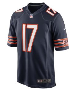 Alternative view of Tyson Bagent Chicago Bears Nike  Game Jersey -  Navy
