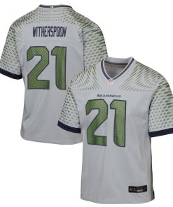 Devon Witherspoon Seattle Seahawks Nike Youth 2025 Rivalries Collection Game Jersey - Wolf Gray