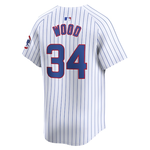 Kerry Wood Chicago Cubs Nike Home Limited Player Jersey - White - Image 3