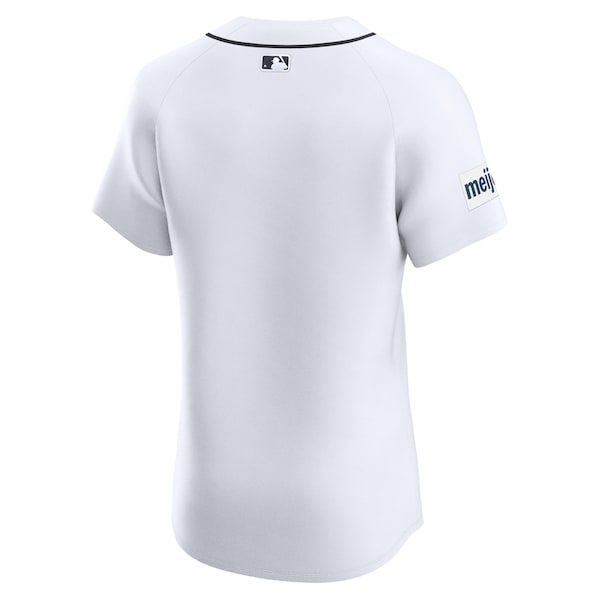 Detroit Tigers Nike Home Elite Patch Jersey - White - Image 3