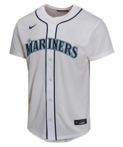 Alternative view of Julio Rodr¨ªguez Seattle Mariners Nike Youth Home Game Player Jersey - White